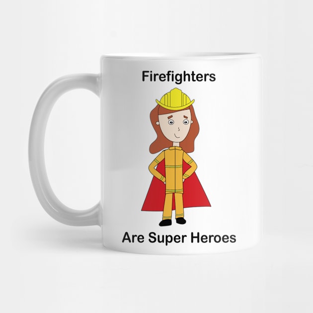 Firefighter Super Hero Female by Beautiful Cuteness